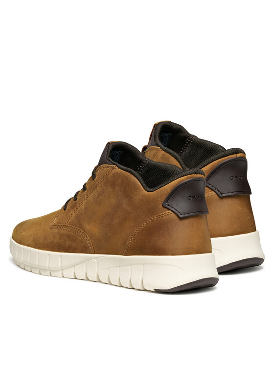 Geox Sneakersy Geox U Flextride Plus U56MAB 000FF C6002 Brązowy