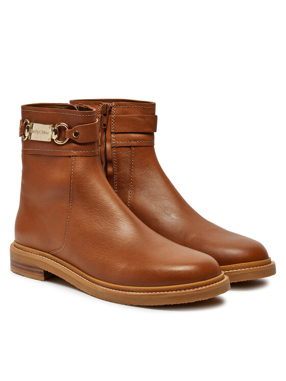 See By Chloé Botki See By Chloé Signature SB43034A Brązowy