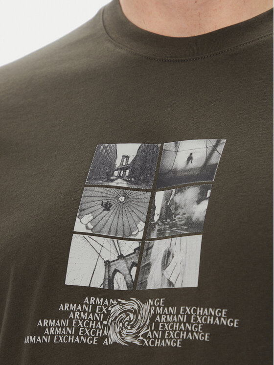 Armani Exchange Armani Exchange T-shirt XM000565 AF10356 U8120 Crna Regular Fit