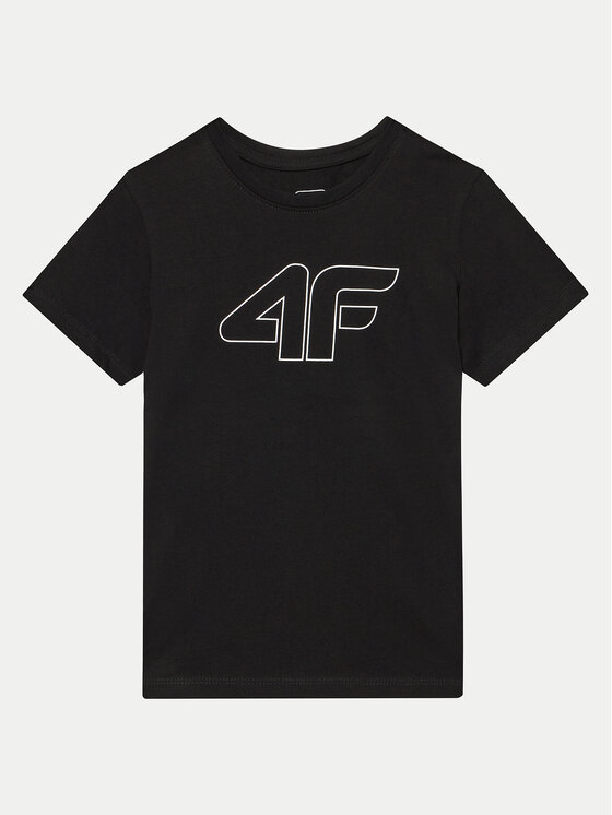 4F 4F Футболка 4FJWMM00TTSHF1803 Чорний Regular Fit