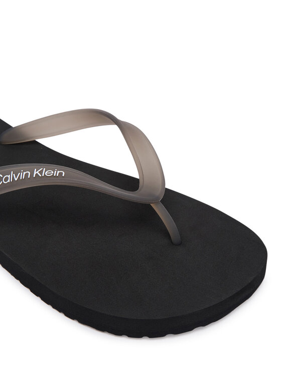 Calvin Klein Žabky Calvin Klein Beach Thong Slide HM0HM02105 Černá