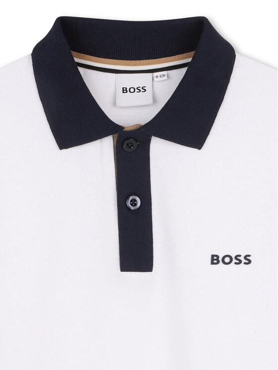 BOSS BOSS Polo J52955 D Blanco Regular Fit