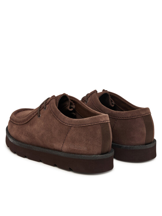 Clarks Туфлі Clarks Meare Walla 26182840 Темно-коричневий