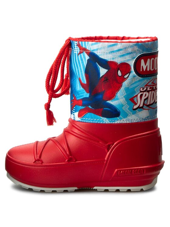 Moon Boot Škornji za sneg Moon Boot Pod Jr Spiderman 34020800001 Rdeča