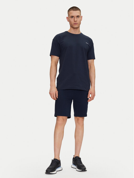 HUGO HUGO Футболка Tortuga 50534163 Cиній Regular Fit