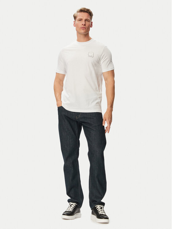 KARL LAGERFELD KARL LAGERFELD Camiseta 755026 563224 Blanco Regular Fit
