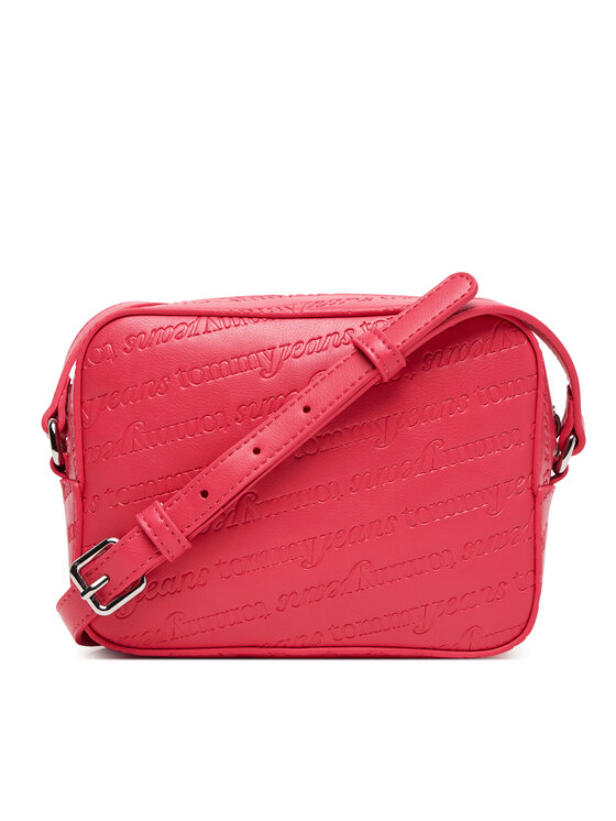 Tommy Jeans Дамска чанта Tommy Jeans Tjw Must Aop Camera Bag AW0AW17865 Бордо