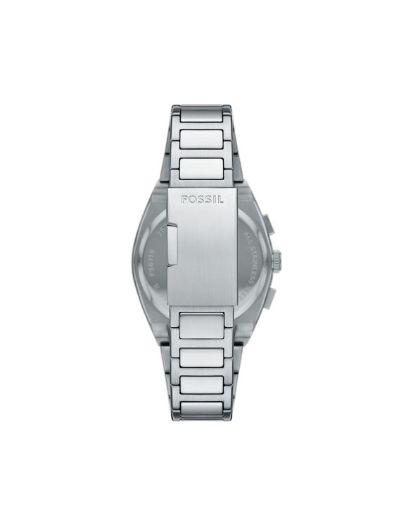 Fossil Годинник Fossil Everett Chronograph FS6117 Срібний