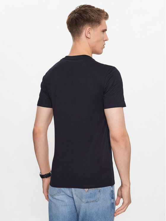Guess Guess Majica M2YI37 I3Z14 Mornarsko modra Slim Fit