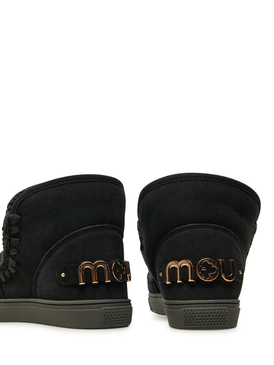 Mou Cizme de zăpadă Mou Eskimo Sneaker Big Metal Logo FW111008A Negru