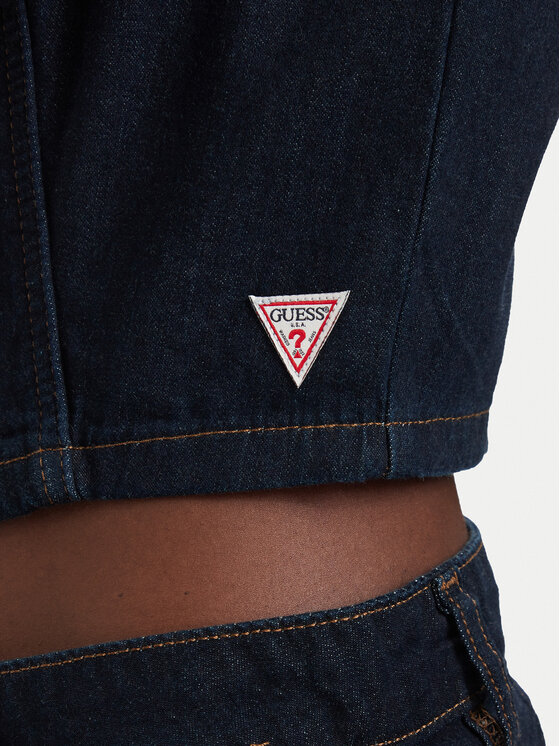Guess Jeans Guess Jeans Жилет W6GHZ9 D7971 Cиній Regular Fit