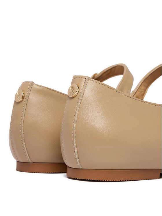 U.S. Polo Assn. Балеринки U.S. Polo Assn. EO-SVEVA001W/GL1 Бежов