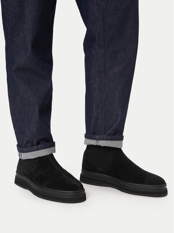 Gant Kotníková obuv s elastickým prvkem Gant 31653138 Černá