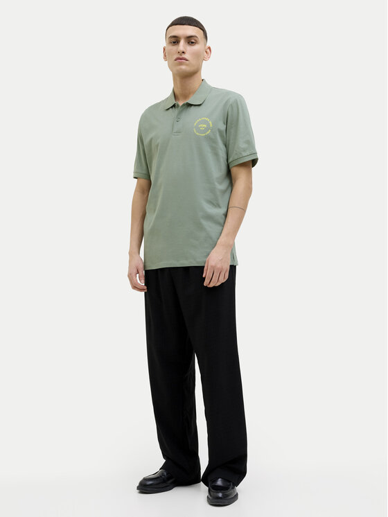 Jack & Jones Jack & Jones Поло Simon 12269299 Зелений Regular Fit