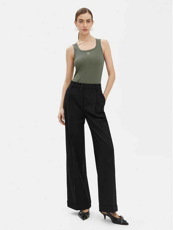 PINKO PINKO Топ Calcolatore 100807 Зелений Regular Fit