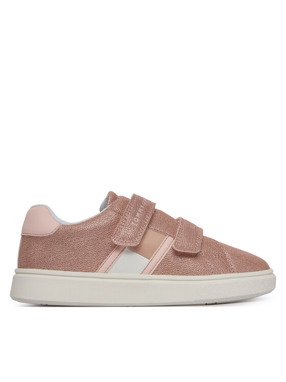 Tommy Hilfiger Αθλητικά Tommy Hilfiger Flag Low Cut Velcro T1A9-34232-0745 S Ροζ