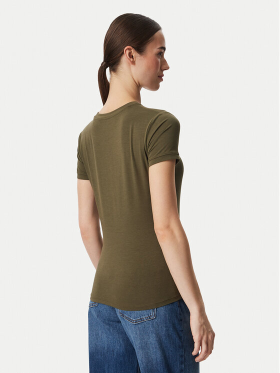 Guess Guess Camiseta W6YI12 K3751 Caqui Regular Fit