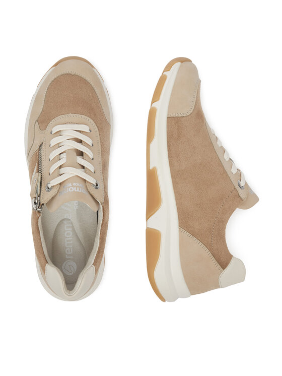 Remonte Sneakersy Remonte D1S04-60 Beżowy