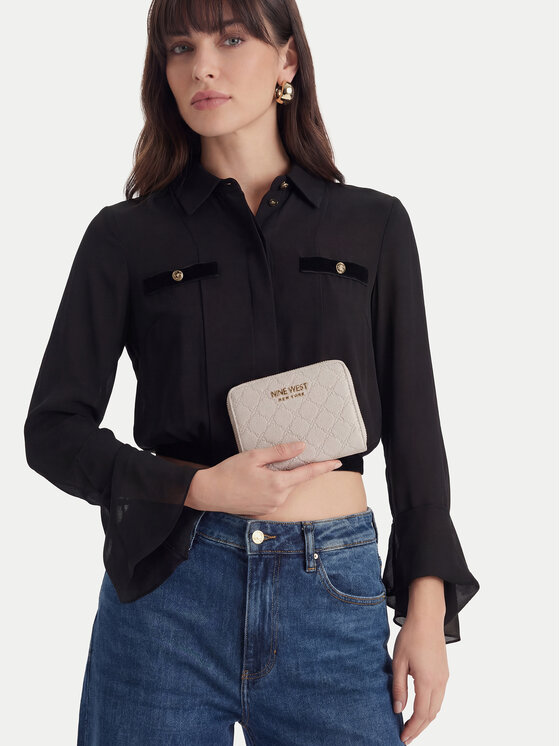 Nine West Πορτοφόλι Nine West CEO-NW-W1-004-SS26 Μωβ