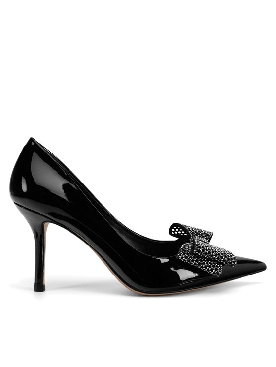 Eva Minge Pantofi cu toc subțire Eva Minge ANEMONE-V1892-116-2 Negru