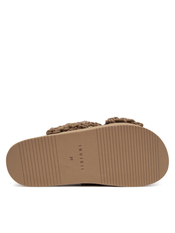 Inuikii Шльопанці Inuikii Woven Stones Platform 1004.005.0043 Бежевий