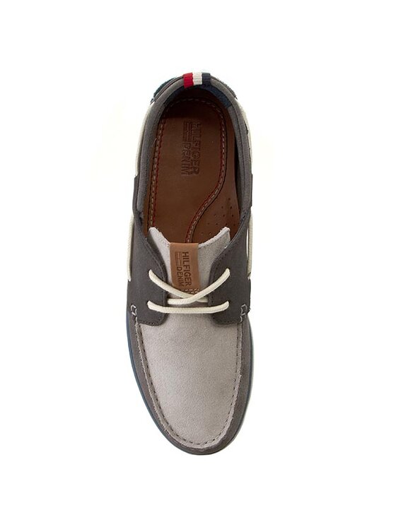 Tommy Hilfiger Мокасини Tommy Hilfiger DENIM Miles 1B EM56820709 Сив