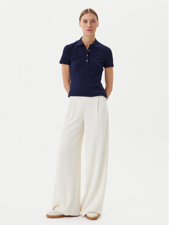 Lacoste Lacoste Поло PF5462 Cиній Slim Fit