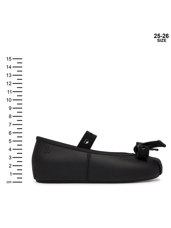 Melissa Балетки Melissa Mini Melissa Sophie Crush Bb 37838 Чорний