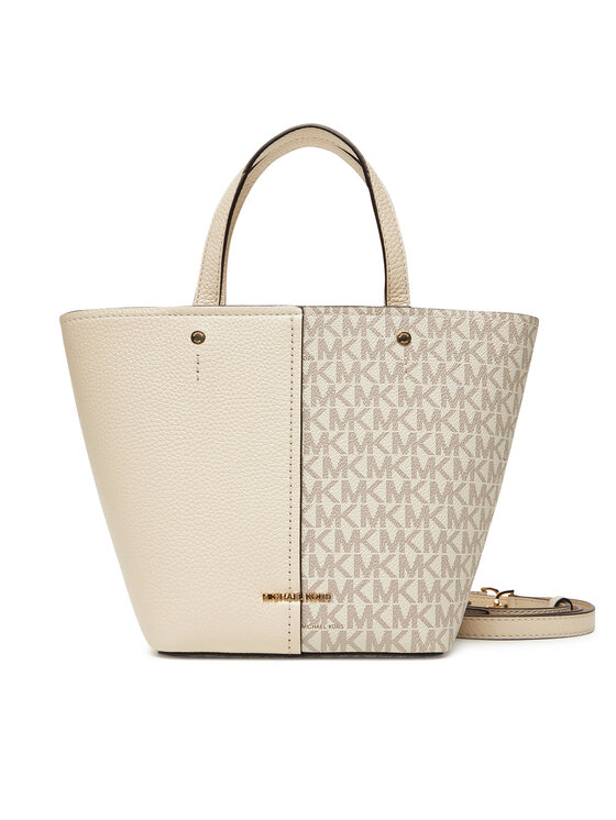 MICHAEL Michael Kors Дамска чанта MICHAEL Michael Kors Flora 32T5GFFC1B Кремав