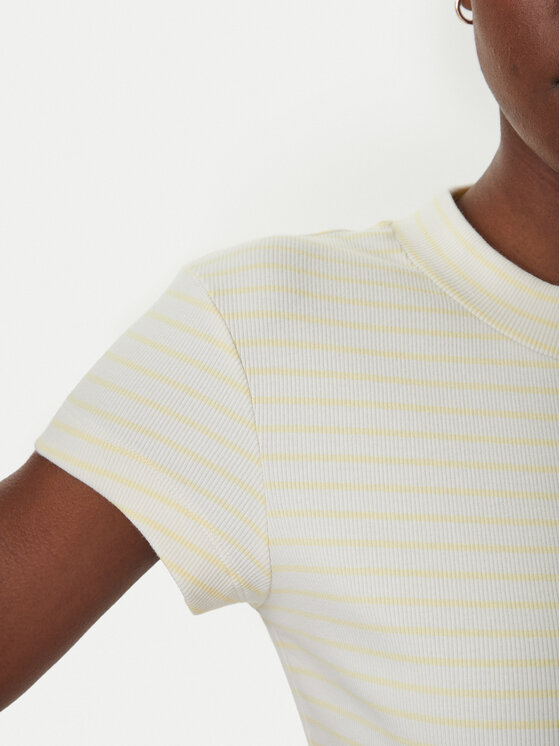 Calvin Klein Jeans Calvin Klein Jeans Camiseta LV047F833G Amarillo Slim Fit