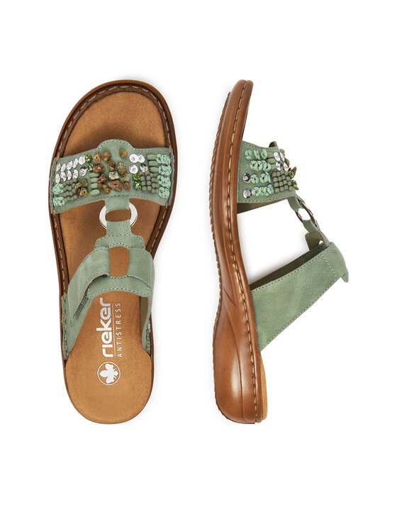 Rieker Nazouváky Rieker 60814-52 Zelená