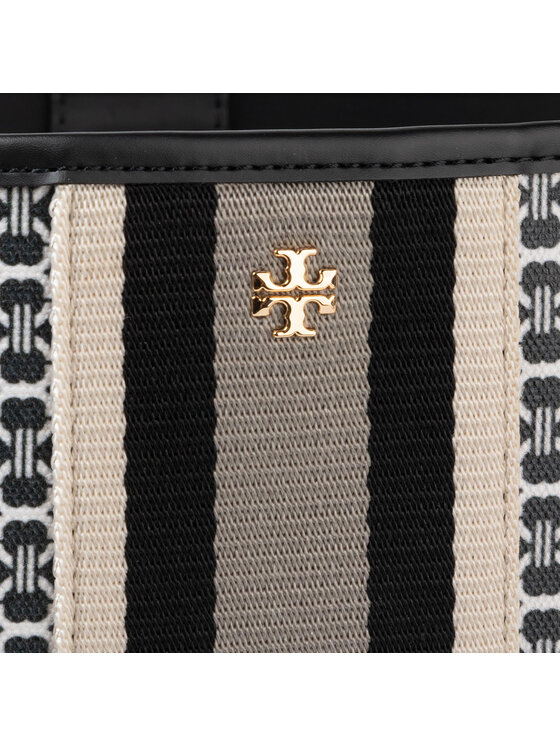 Tory Burch Сумка Tory Burch Gemini Link Convas Tote 53303 Чорний