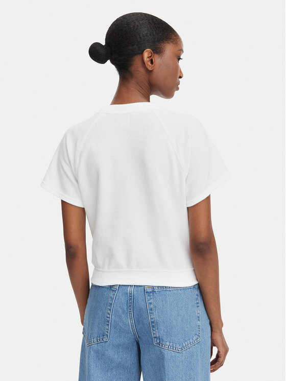 Calvin Klein Jeans Calvin Klein Jeans Camiseta TOWEL LV047G287G Blanco Cropped Fit
