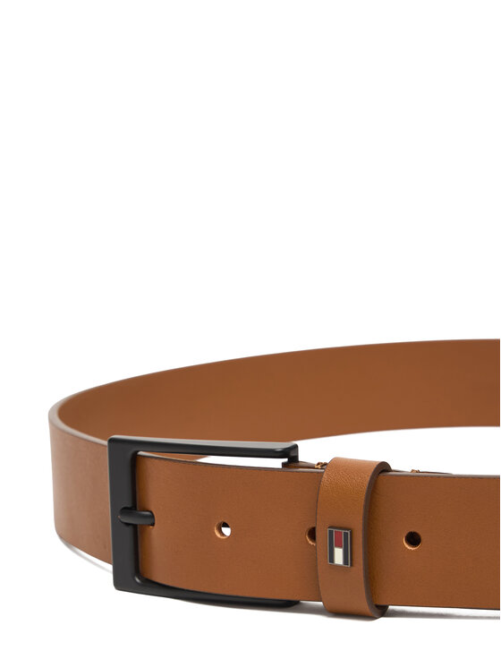 Tommy Hilfiger Cinturón para hombre Tommy Hilfiger Layton 3.5 Ext AM0AM13016 Marrón