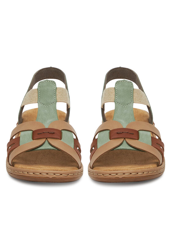 Rieker Sandale Rieker 65918-52 Zelena