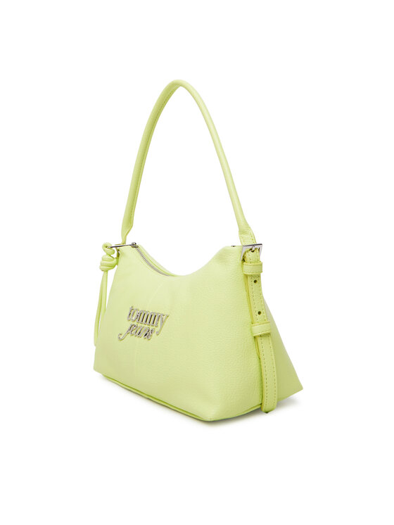 Tommy Jeans Soma Tommy Jeans Metal Logo Shoulder Bag AW0AW18468 Zaļš