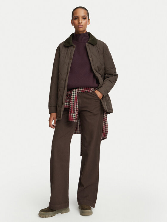 Hunter Hunter Prehodna jakna HARW0027262 Temno rjava Regular Fit