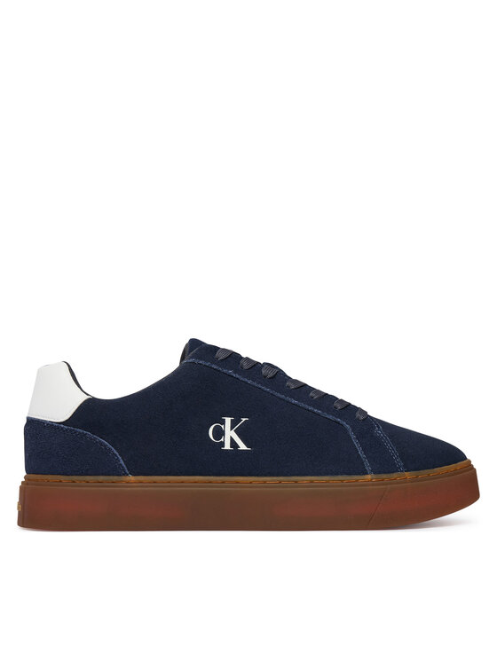 Calvin Klein Sneakersy Calvin Klein Classic Cupsole Laceup Su YM0YM01434 Granatowy