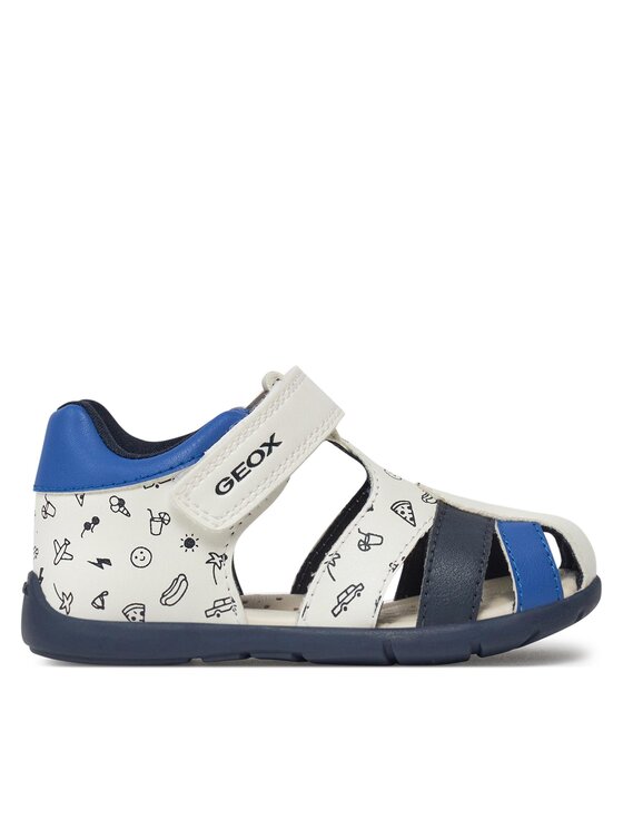 Geox Сандали Geox B Elthan Boy B451PC 000BC C0293 Бял