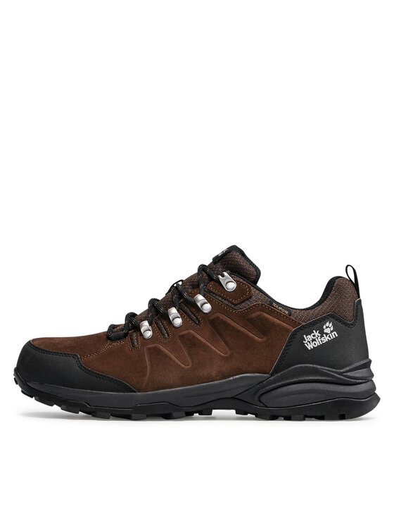 Jack Wolfskin Трекінгові черевики Jack Wolfskin Refugio Texapore Low M 4049851 Коричневий