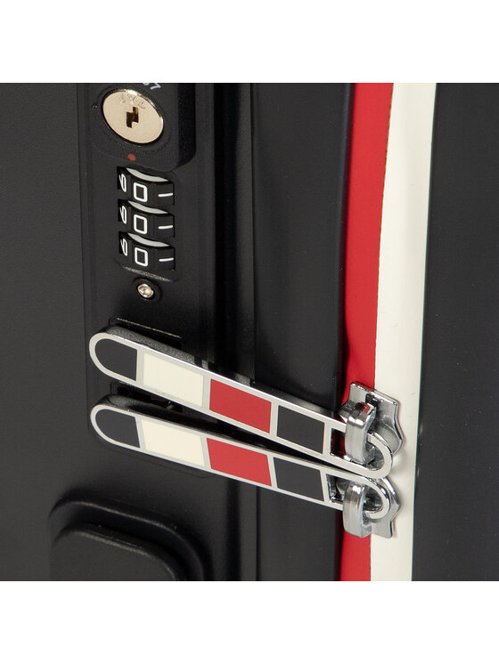 Tommy Hilfiger Самолетен куфар за ръчен багаж Tommy Hilfiger Tommy Monogram Case 20 AU0AU01063 Черен