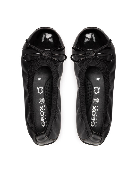 Geox Baleríny Geox J Piuma Bal. F J11B0F 03902 C9999 1 Černá