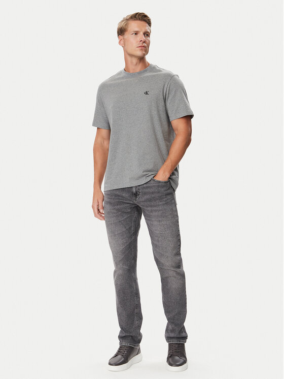 Calvin Klein Jeans Calvin Klein Jeans Camiseta Easy Monologo LV04RC275G Gris Regular Fit