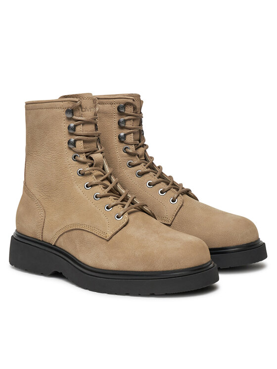 Calvin Klein Šnurovacia obuv Calvin Klein HM0HM01576 Béžová