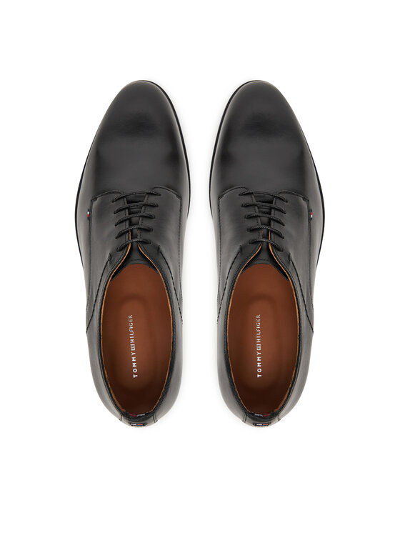 Tommy Hilfiger Nizki čevlji Tommy Hilfiger Hilfiger Thunit FM0FM05533 Črna