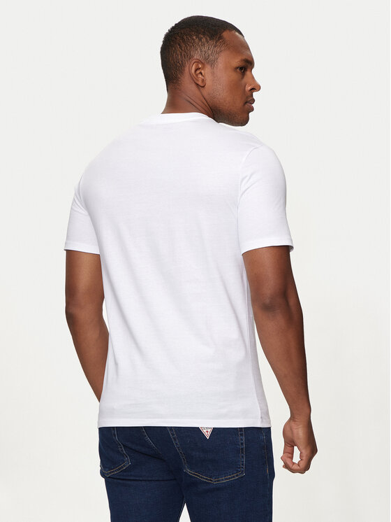 Guess Jeans Guess Jeans Футболка M4YI50 K8HM0 Білий Regular Fit
