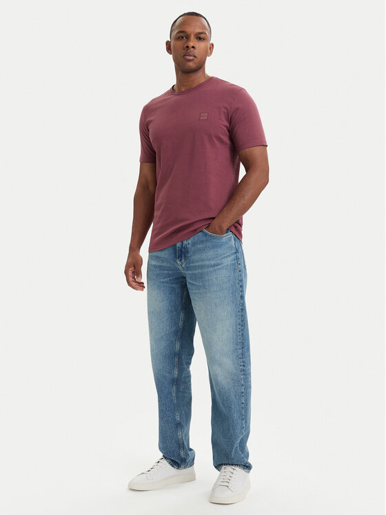 BOSS BOSS Camiseta Tales 50508584 Rojo Regular Fit