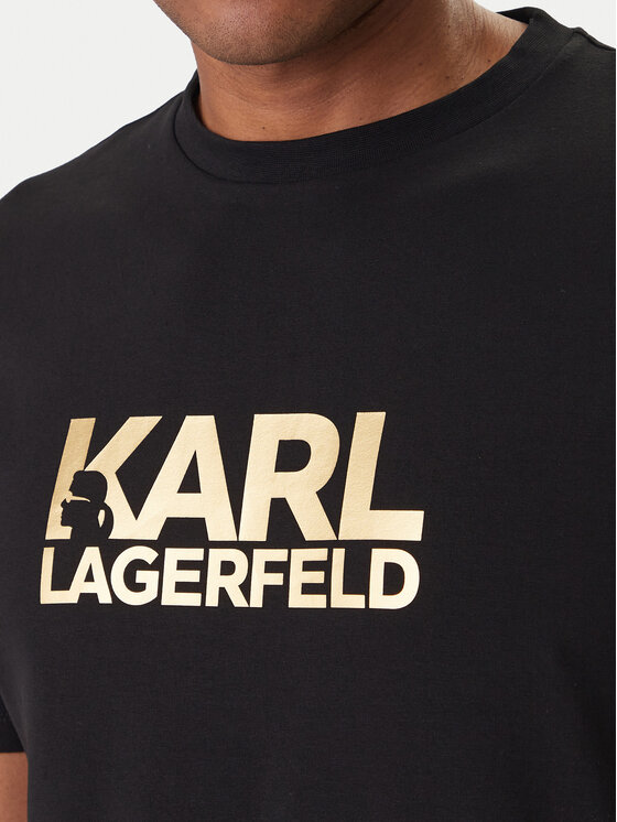 KARL LAGERFELD KARL LAGERFELD Camiseta 755780 561235 Negro Regular Fit
