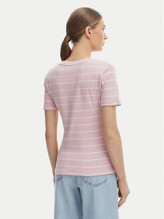 Tommy Hilfiger Tommy Hilfiger Camiseta New Cody WW0WW40584 Rosa Slim Fit