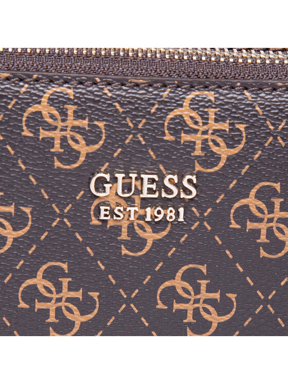 Guess Дамска чанта Guess Naya (QL) Mini HWQL78 81700 Кафяв